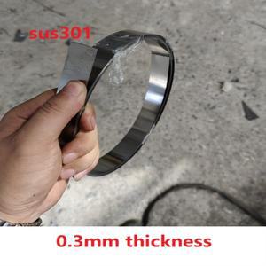 0.3mm 두께 5 미터 SUS301 17Cr-7Ni 스테인레스 스틸 밴드 스트립 스프링 리프