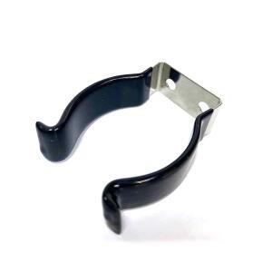 10PCS 검은 PVC 스테인레스 스틸 클립 20mm 기본 도구 헤비 듀티 좁은 스프링 U