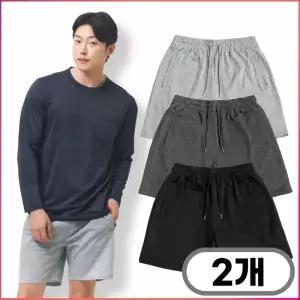 [2장] MACCI(마찌) 여름 특양면 반바지 스판 팬츠 쿨링 밴딩 야외 스포츠 작업복 바지