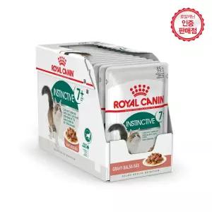 로얄캐닌 고양이사료 인스팅티브 7+ [그레이비] 파우치 85g 12개 (1BOX)