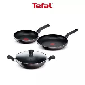[테팔] 티타늄1X 퍼펙트 브라운 프라이팬 멀티 4종세트(팬20+팬28+양수웍28+유리뚜껑)
