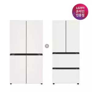 LG 디오스 매직스페이스 냉장고 + LG 디오스 김치톡톡 (T875MEE111 + Z408MEEF23)