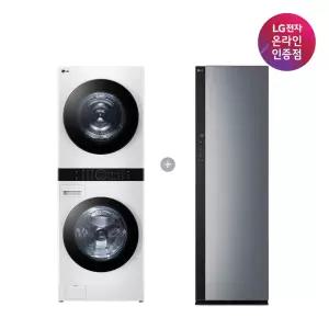 [체감가 389만] LG 트롬 오브제컬렉션 워시타워 + LG 스타일러 (W2421WAMR + SC5GMR52S)