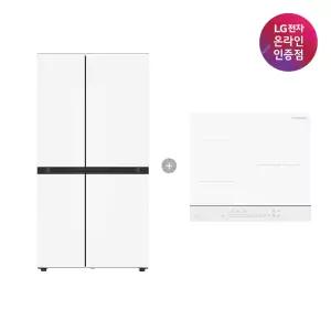LG 디오스 AI 오브제컬렉션 냉장고 (양문형) + LG 디오스 인덕션 (S836MQQ012 + BEI3QKHLOE)