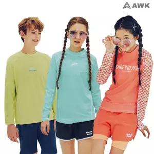 [AWK주니어] 여름바다&수영장 준비! 래시가드+수영복 세트