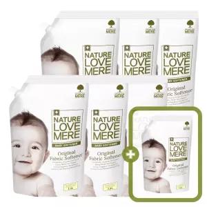 [6팩+1팩] 네이쳐러브메레 아기섬유유연제 리필형 1300ml 6팩 + [GIFT] 아기유연제 리필 1300ml 1팩