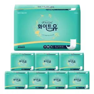 화이트유 성인기저귀 골드 일자형 교체형 패드 특대형 160장(20장x8백)