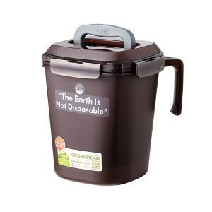 락앤락 음식물 쓰레기통 4.8L 브라운 LDB500BR