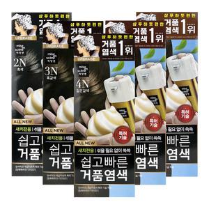미쟝센 쉽고 빠른 거품 염색약 x 2개 2N/3N/4N/5N/6N 새치커버