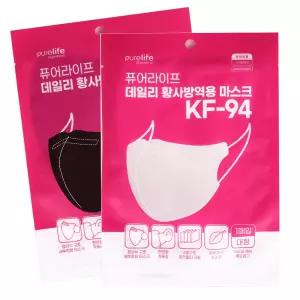 퓨어라이프 새부리형 접이식 황사방역마스크 KF94 대형 50매