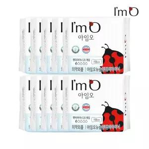 [아임오] 유기농 순면 생리대 일반 팬티라이너 20P x10개