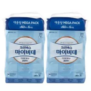 크리넥스 마이비데 물티슈 60매 12팩