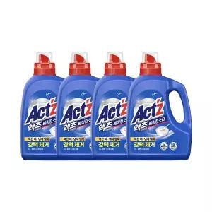 액츠 퍼펙트 액체세제 베이킹 용기 3L, 4개