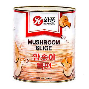 화풍 양송이(특편) 2800g 양송이 슬라이스