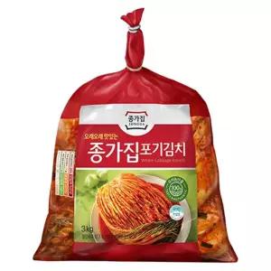 종가집 오래오래 맛있는 포기김치 3kg 국산 김치 /종갓집