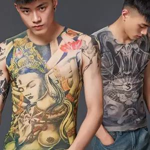 타투 나시 타투티 발토시 문신티 문신나시 긴팔티