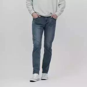 남성) 오비안밴드 절개포켓 오픈구제 솔트워싱 SG핏_AN1DSG210-MB