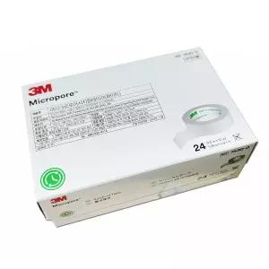 3M 마이크로포 테이프 1530-0 의료용 24롤 드레싱 밴드 종이반창고 의료용 테이프