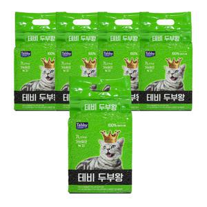 테비 두부왕 가는입자 녹차 2.5kg x 5개