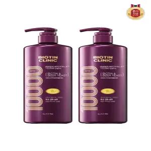 [엘라스틴]엘라스틴 비오틴클리닉 맥주효모 샴푸 1000ML x 2개