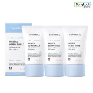 마데카 더마 쉴드 세이프 수분 선크림 50ml(SPF50+) 3개 24H자외선차단제 수분보