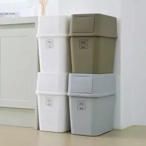 [가쯔]브라우니 다용도 분리수거함 대형 50L 1개