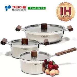 [하프클럽/] 멘토(IH)인덕션냄비 3종(A)SET(16 18 20전)