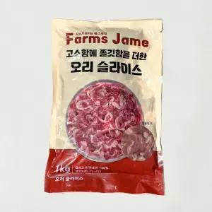 [주7일발송][무항생제] 팜스제임 오리로스 1kg 냉장 생오리 오리고기 슬라이스 캠핑용 여행용 식자재 업소용