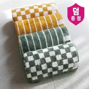 무한타올 기라로쉬 체스&그리드 뱀부얀180g 40*80cm 죽사100% 10장
