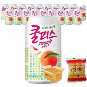 예진마트 쿨피스 복숭아 350ml x 20캔