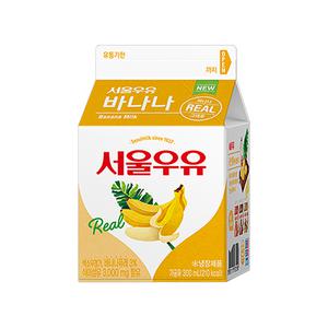 서울우유 바나나우유 팩음료 300ml x 8개