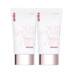 에스쁘아 워터 스플래쉬 선크림 세라마이드 SPF50+ PA++++ 2개