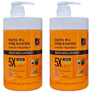 엘라스틴 아보카도 허니 5X 단백질 트리트먼트 1000ml x 2개/무료