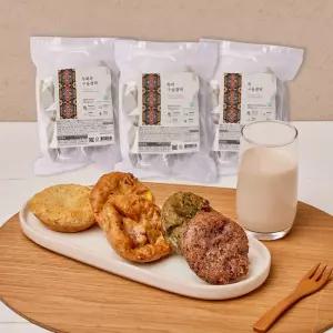 프리미엄 구움 찰떡 70g x 30봉 (흑미10ea, 쑥10ea, 무화과10ea)