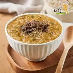 건강한 한끼 차돌된장죽 500g 외 대용량 죽 17종