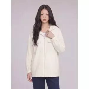 [하프클럽/올리비아하슬러]크림 포켓 점퍼 OHCMJP701