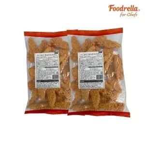 [푸드렐라 for chefs]업소용 케이준치킨텐더 1kg 2개