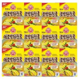 오뚜기 맛있는 애호박 된장국 2인분 36g 12개