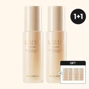 [안티에이징] 진생 로얄 실크 에멀전 1 +1 (진생 로얄 실크 토너 6ml 2개/에멀전6ml 2개 증정)