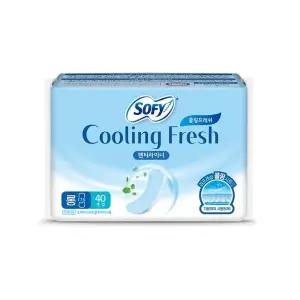 쏘피 쿨링프레쉬 팬티라이너 롱 40P