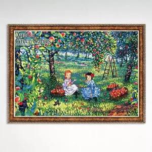 500조각 직소퍼즐 - 빨강머리앤 과수원에서 액자세트