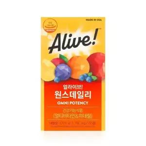 네츄럴라이프얼라이브 얼라이브 원스데일리 1724mg x 100정 1개 - R