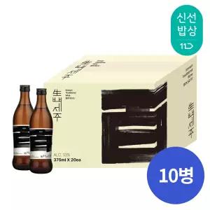 [품질보장] 국순당 생 백세주 13도 375mlx10