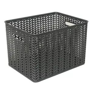 헤링본바스켓7호(오픈형) 32.5L 차콜