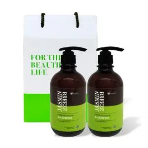 모링가 자스민 샴푸 500ml 2개 헤어 선물세트