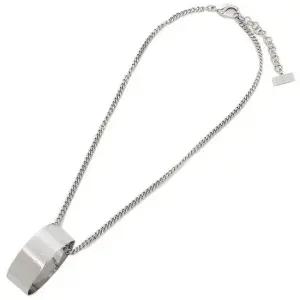 메종마르지엘라 MUST IT_MM6 로고 링 라지 펜던트 네크리스 SM7UU0040 SV0224 951)