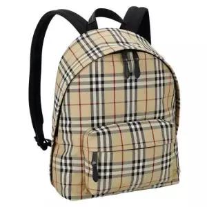 버버리 BURBERRY Checked Backpack 8084113) 체크 백팩)