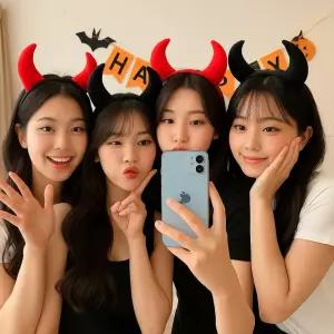 악마머리띠 악마뿔 할로윈 소품 의상 장식 파티 헤어 분장 코스프레 인싸템 할로윈 파티