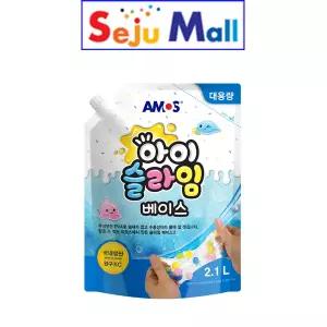 아모스 물풀 2100ml  파우치 슬라임 베이스  1박스6개