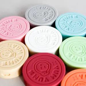 헥사 얌얌 실리콘뚜껑 58mm 9종 요거트병 컬러캡 밀프랩 이유식 병뚜껑